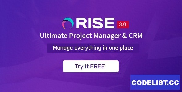 RISE v3.9.4 - Ultimate Project Manager & CRM - nulled