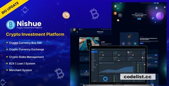 Nishue v5.2 - CryptoCurrency Buy Sell Exchange and Lending with MLM System - nulled